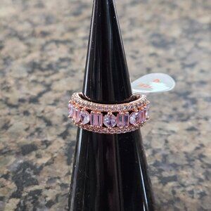 Bomb Party RG20773 "Euphoric Dance" Lavender Topaz Cubic Zirconia Sz 6